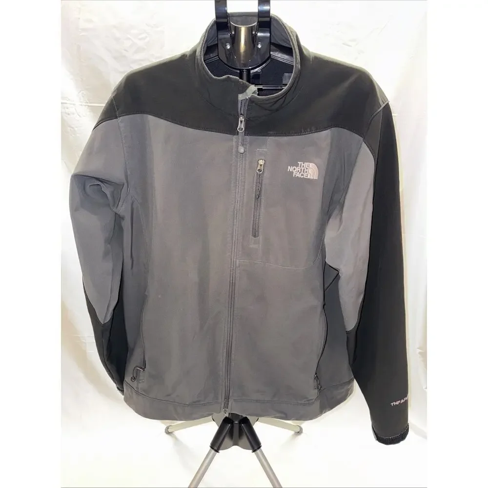 Men’s North Face Soft Shell Jacket Black/Gray‎ Size: XL